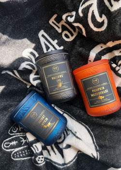 Pumpkin Masquerade Candle Double Wick