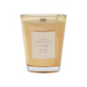 Vase jar candle with 'Apple Honey Butter' label on a white background