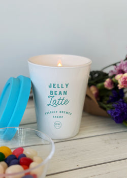Jelly Bean Latte Candle Single Wick