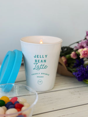 Jelly Bean Latte Candle Single Wick