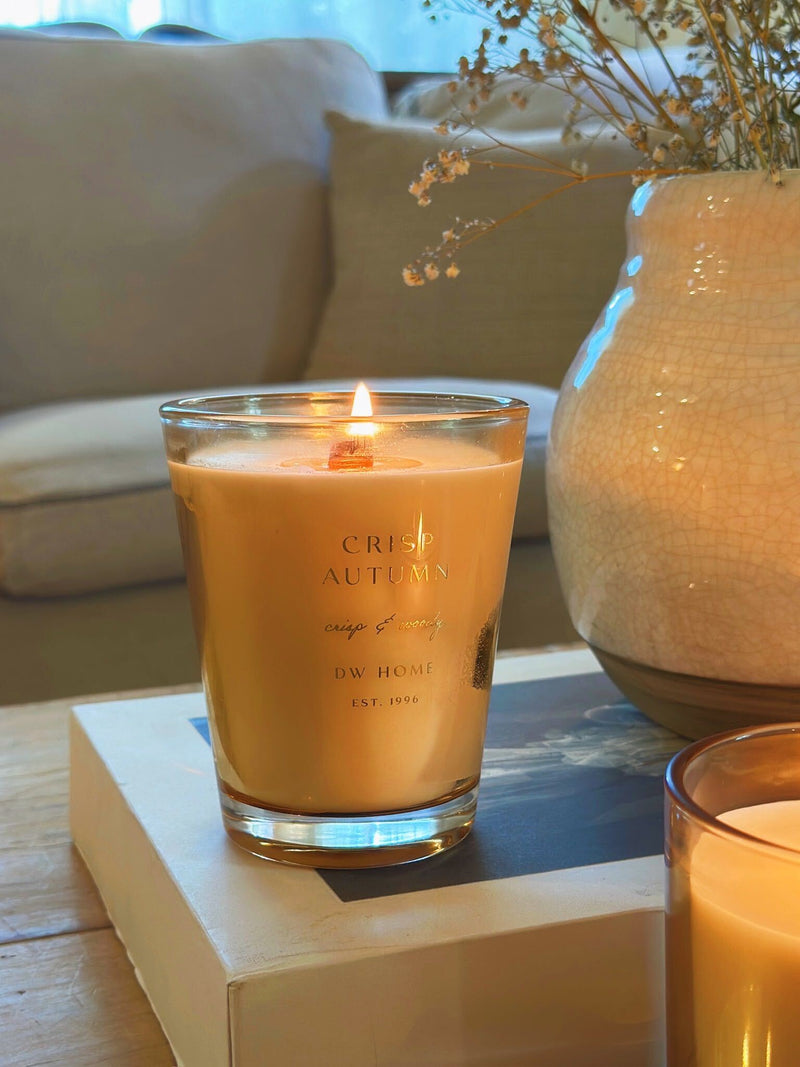 Crisp Autumn WOODEN WICK Candle