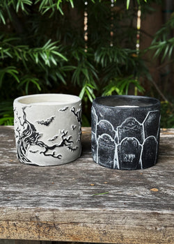 Dead Cedarwood | Cement Double Wick Candle