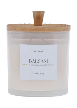 white balsam candle