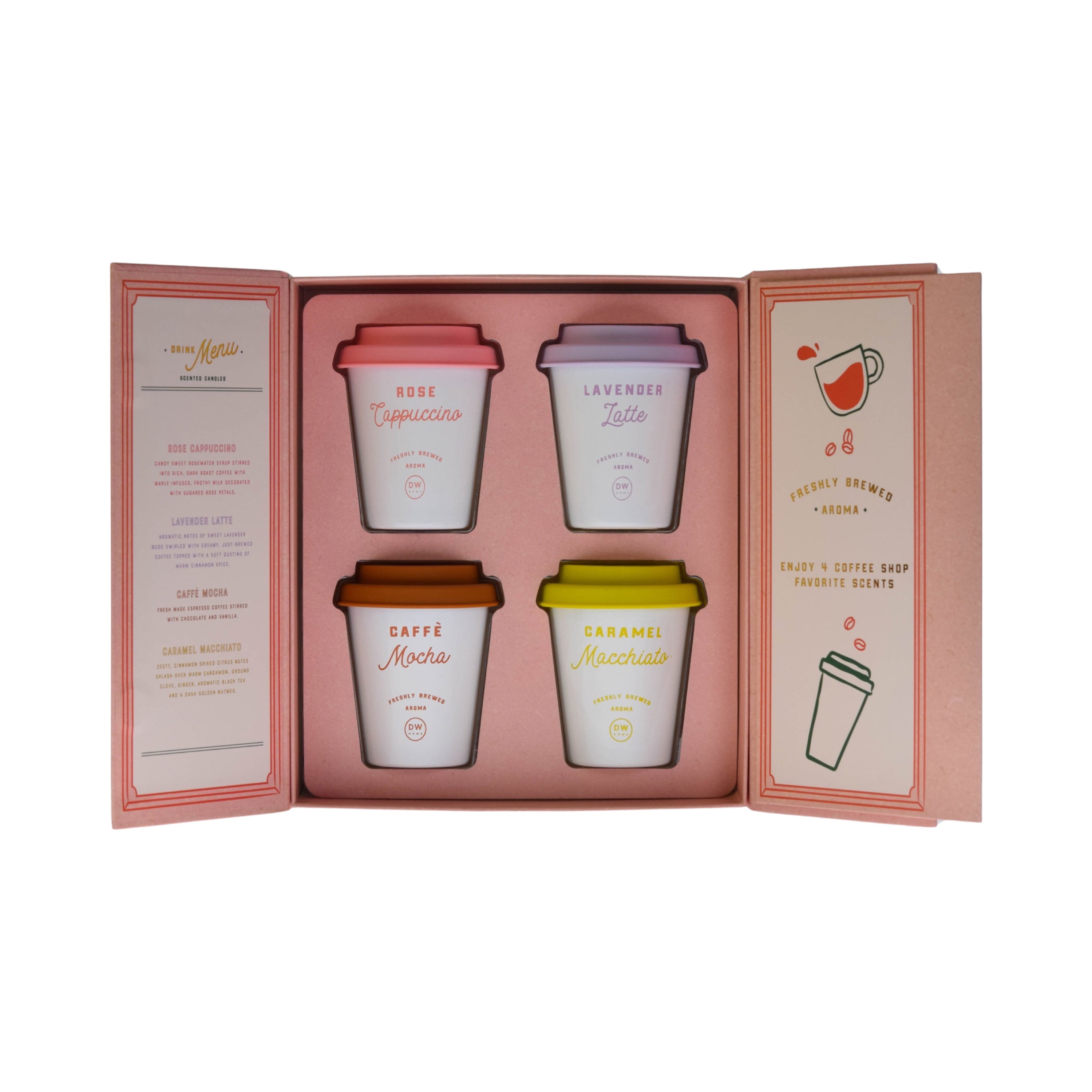 Coffee Shop | Cup of Joe | 4-Pack Box Set – DW Home Candles