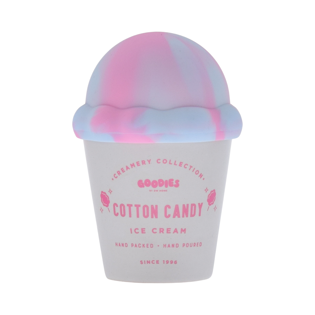 Goodies, ceramic ice cream jar with silicone lid