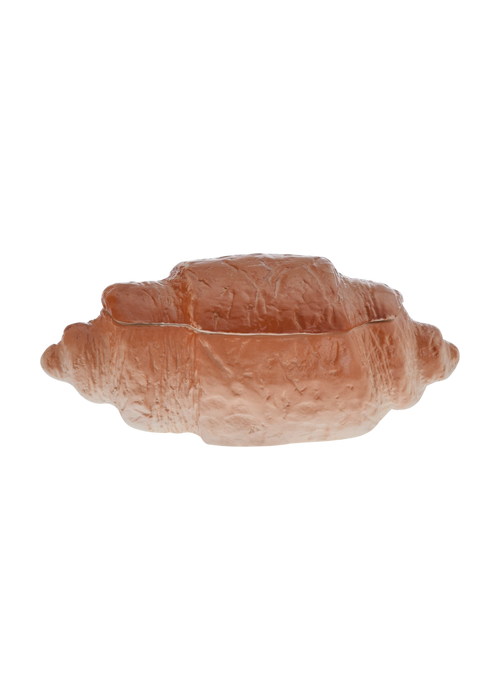 Goodies Ceramic croissant candle with lid