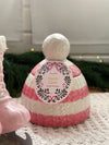 Candy Cane Ceramic Single Wick Candle