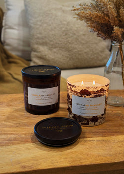 Highland Harvest Double Wick Candle 