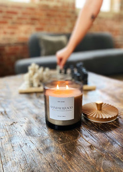 Sandalwood Candle Double Wick