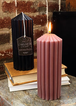 Cashmere Sandalwood Single Wick Pillar
