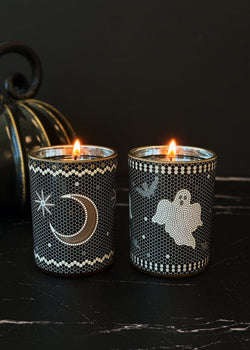 Fright Night | Mosaic Ghost Single Wick Candle