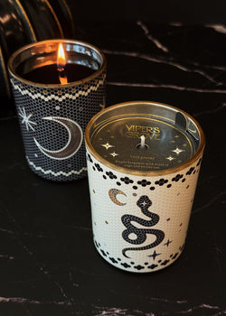 Viper’s Grove | Mosaic Snake Single Wick Candle