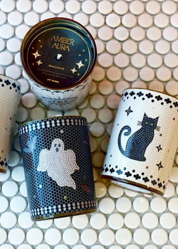 Witching Hour | Mosaic Cat Single Wick