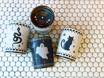 Witching Hour | Mosaic Cat Single Wick