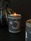 Midnight Drift | Mosaic Moon Single Wick Candle thumbnail