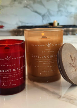 Vanilla Cinnamon Candle WOODEN WICK