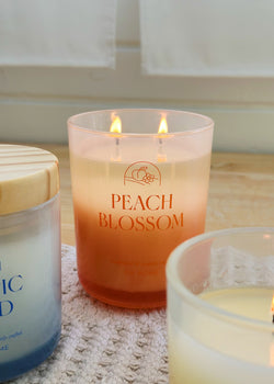 Peach Blossom Candle Double Wick