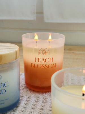 Peach Blossom Candle Double Wick