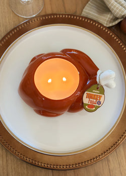 Turkey Feast | Ceramic Candle Double Wick