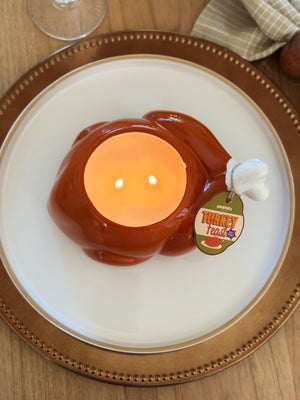 Turkey Feast | Ceramic Candle Double Wick