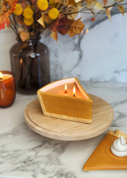 Pumpkin Pie | Ceramic Candle Double Wick