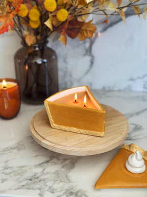 Pumpkin Pie | Ceramic Candle Double Wick