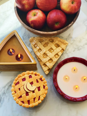 Apple Pie | Ceramic Candle Double Wick