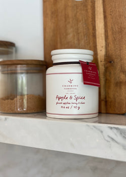 Apple & Spice | Ceramic Candle Double Wick