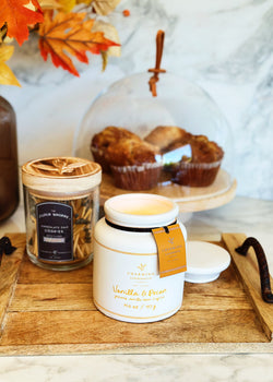 Vanilla & Pecan | Ceramic Candle Double Wick