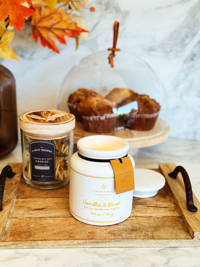 Vanilla & Pecan | Ceramic Candle Double Wick
