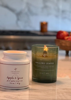 Falling Leaves Candle Wooden Wick