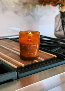 Maple Butter Candle Wooden Wick