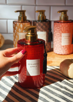 Sugared Apple Glass Hand Soap
