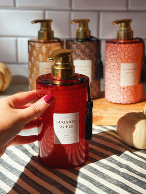 Sugared Apple Glass Hand Soap