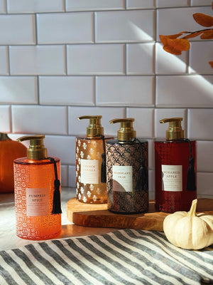 Pumpkin Spice Glass Hand Soap
