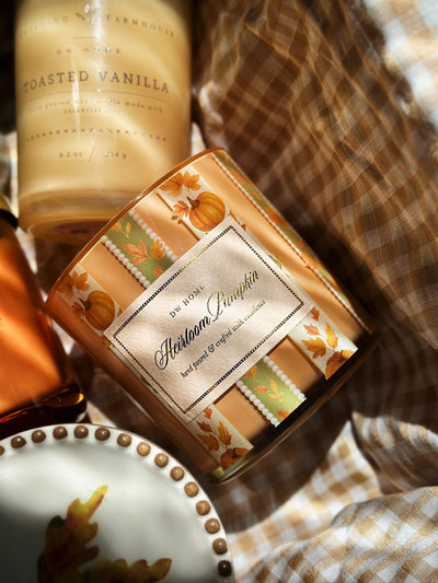 Heirloom Pumpkin WOODEN WICK Candle