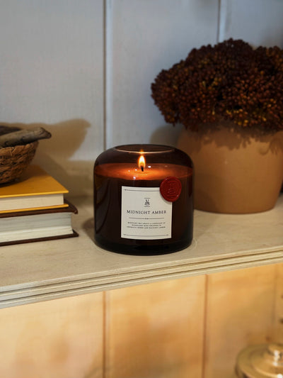 Midnight Amber Single Wick Candle