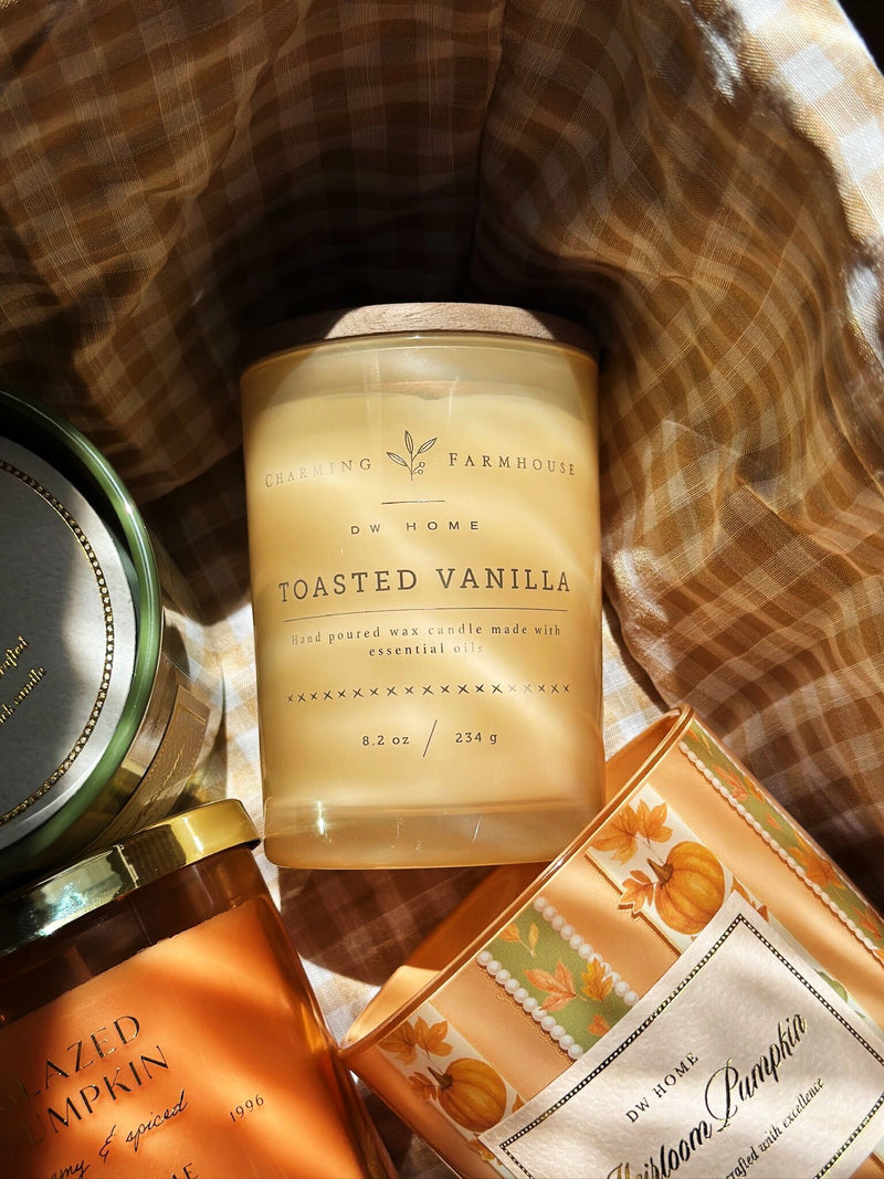 Toasted Vanilla WOODEN WICK Candle