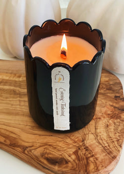 Evening Teakwood Candle Wooden Wick
