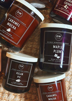 Maple Plum Double Wick Candle