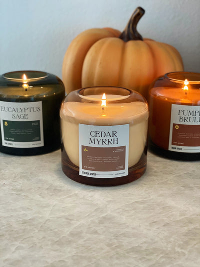 Cedar Myrrh Candle Single Wick