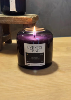 Evening Teak Candle Single Wick