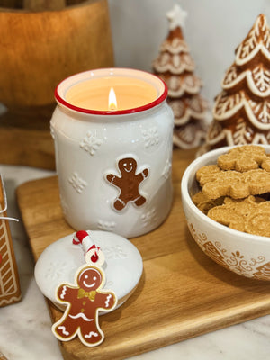 Gingerbread Spice Ceramic Single Wick Candle
