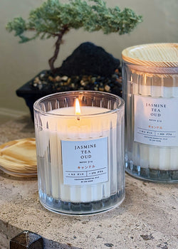 Jasmine Tea Oud Candle Single Wick
