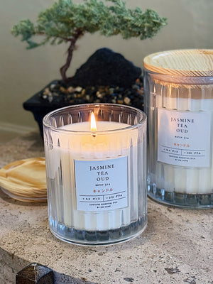 Jasmine Tea Oud Candle Single Wick