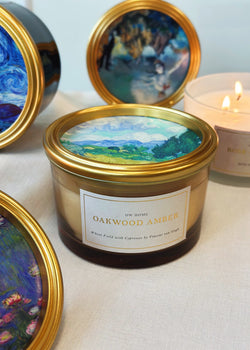 Oakwood Amber Candle Triple Wick