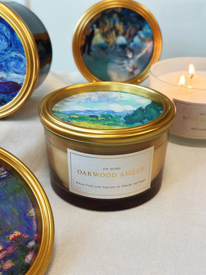 Oakwood Amber Candle Triple Wick