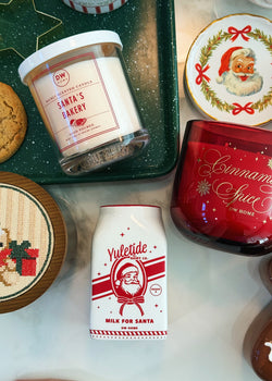 Milk for Santa | Ceramic Single Wick Candle