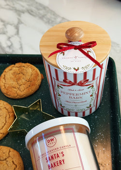 Peppermint Bark Double Wick Candle