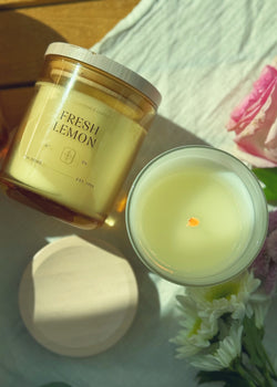 Fresh Lemon Single Wick Candle